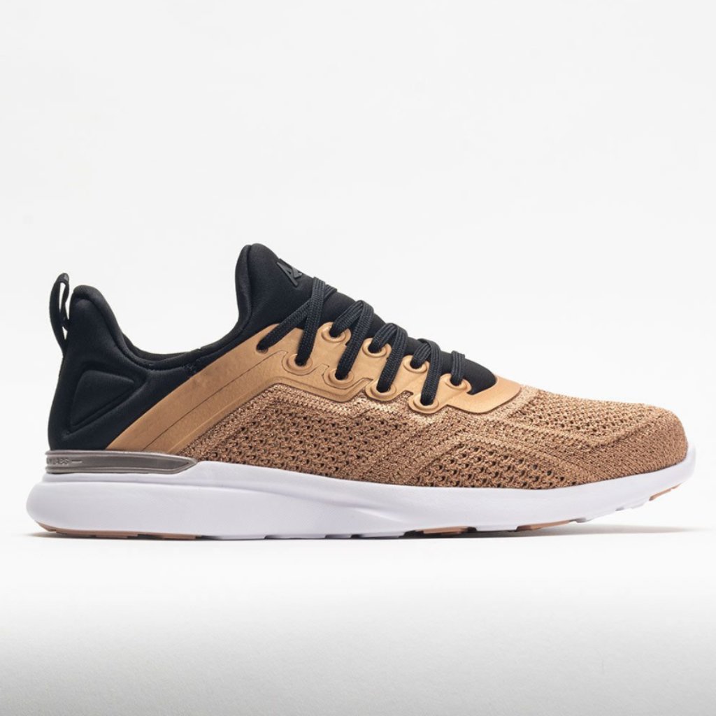 Apl Women's Metallic Rose Gold And Black Techloom Tracer Sneakers